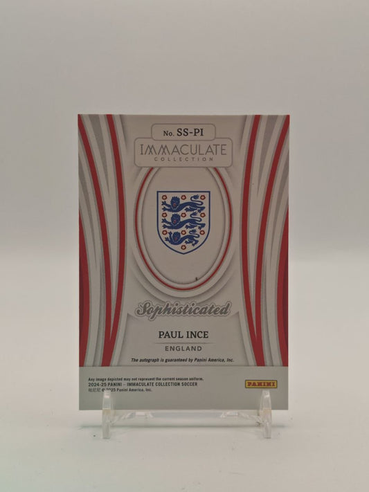 2024-25 PANINI IMMACULATE COLLECTION PAUL INCE INGHILTERRA SOPHISTICATED AUTO