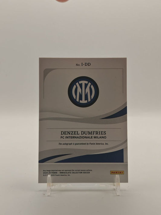 2024-25 PANINI IMMACULATE COLLECTION DENZEL DUMFRIES INTER INK AUTO 13/25