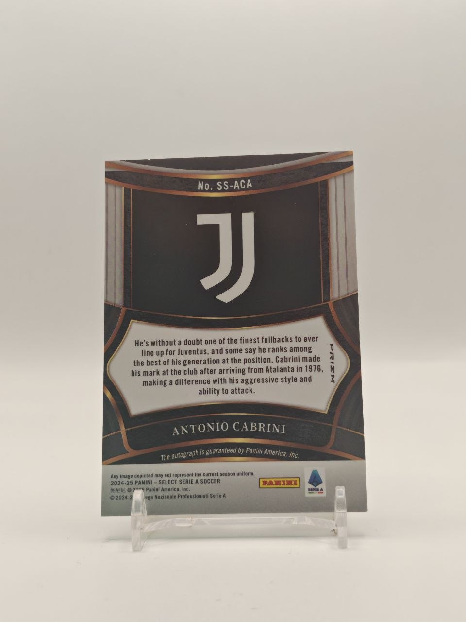 2024-25 PANINI SELECT SERIE A ANTONIO CABRINI JUVENTUS AUTO