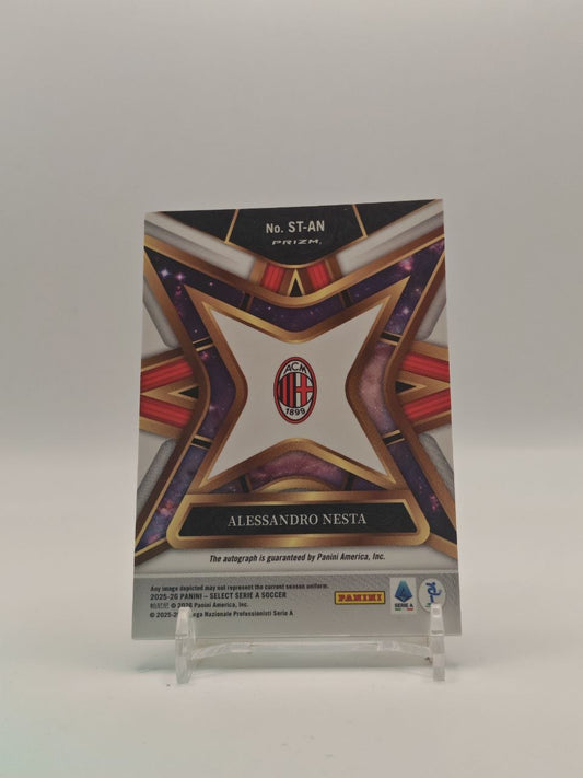2025-26 PANINI SELECT SERIE A ALESSANDRO NESTA MILAN STELLAR AUTO