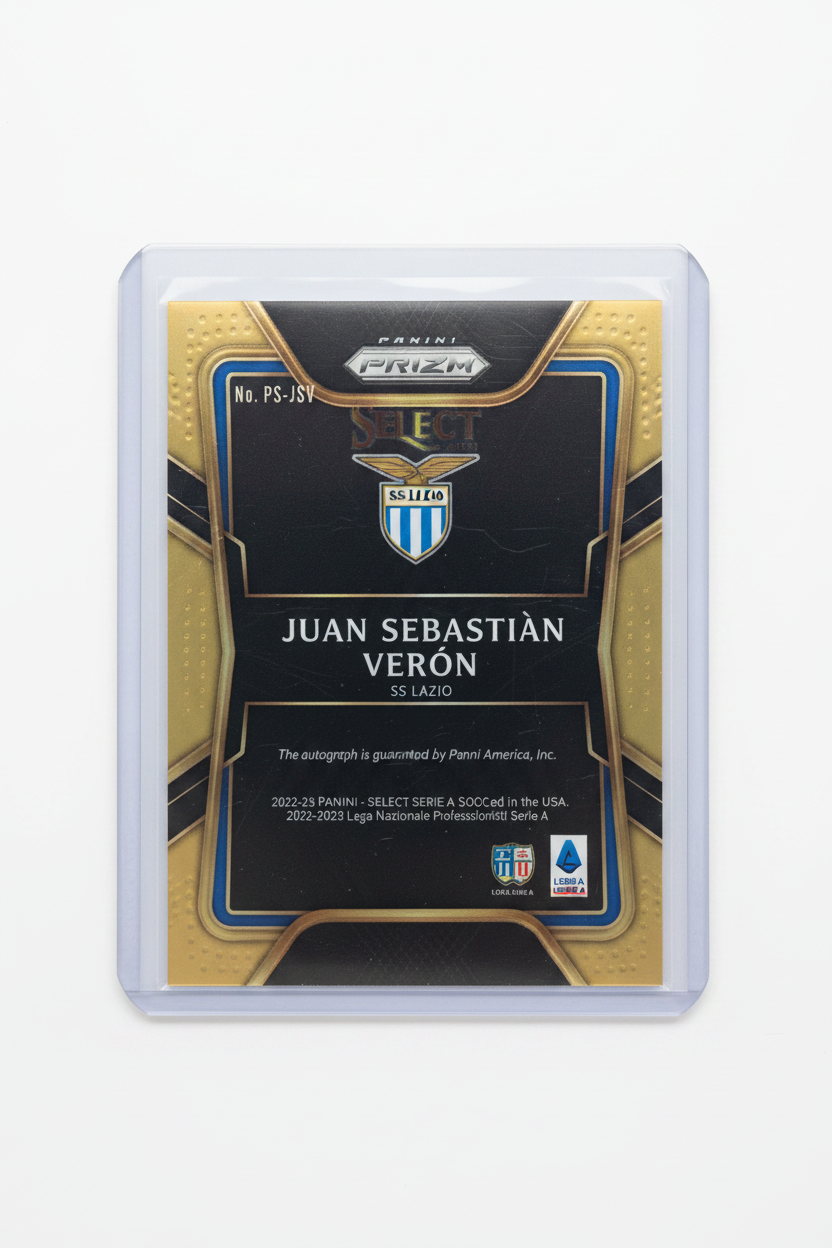 Juan Sebastian Veron Peacock Auto Panini Select Serie A 22/23 - Retro
