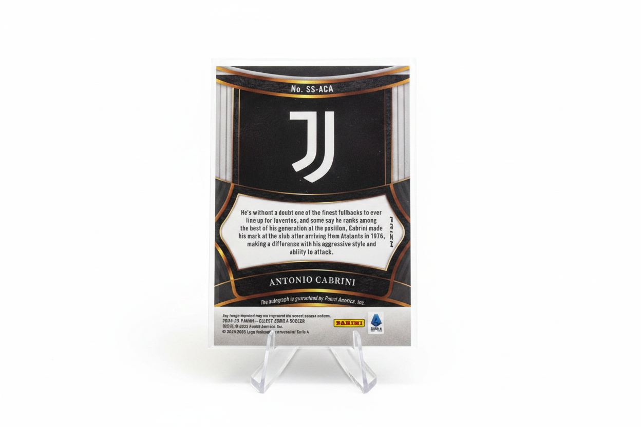 Antonio Cabrini 2024-25 Panini Select Serie A Serie Signatures Auto SS-ACA Juventus - Retro