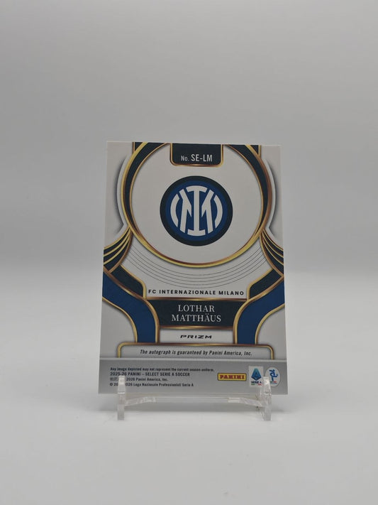 Lothar Matthäus Inter Panini Select Serie A Auto, retro