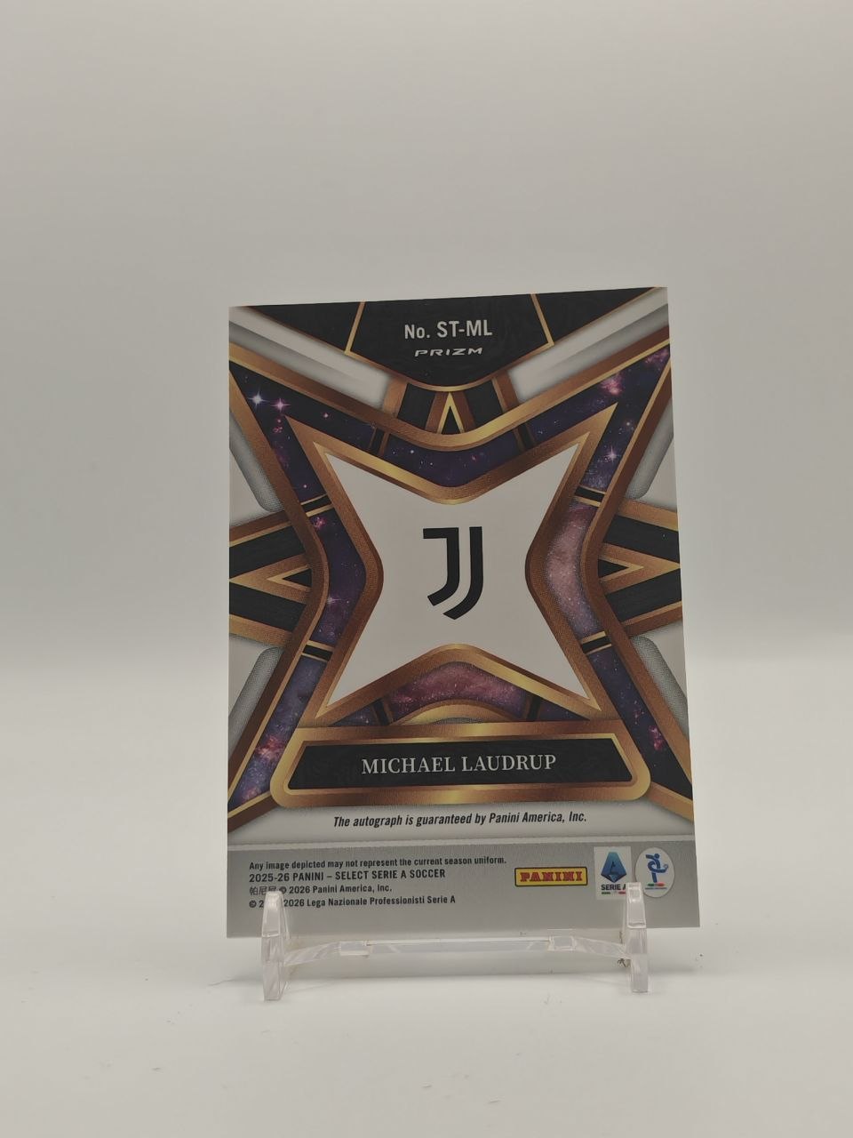 2025-26 PANINI SELECT SERIE A MICHAEL LAUDRUP JUVENTUS STELLAR AUTO