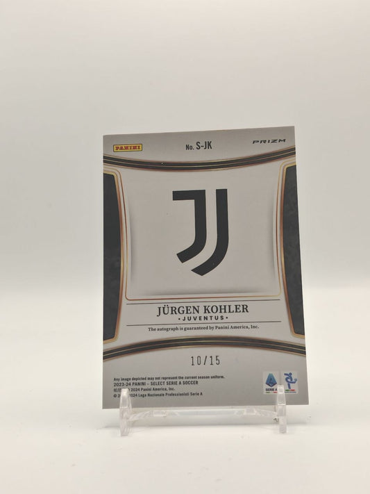 2023-24 PANINI SELECT SERIE A JÜRGEN KOHLER JUVENTUS AUTO 10/15