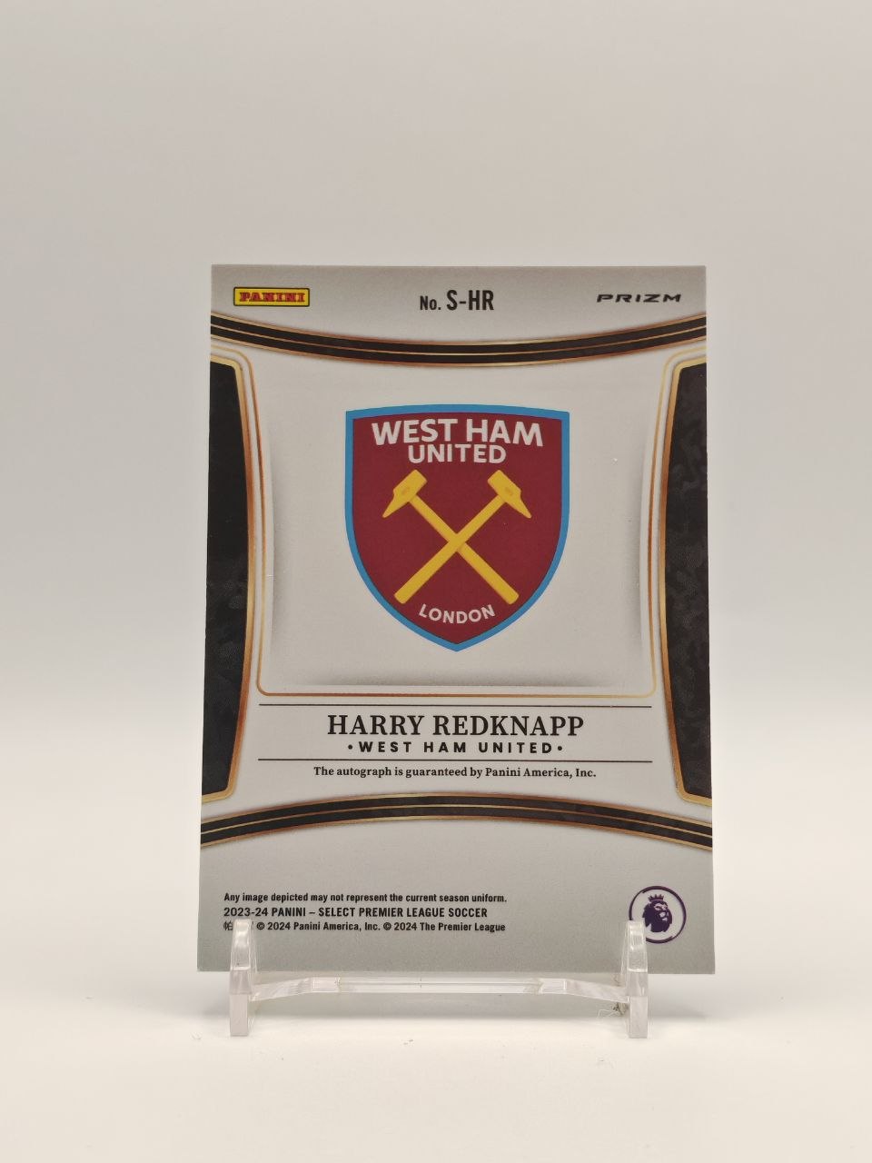 Retro Harry Redknapp Panini Select Premier League 2023-24 S-HR