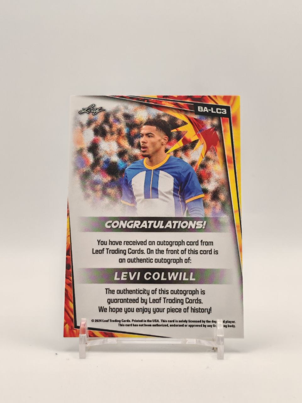 Retro Levi Colwill Leaf 2024 BA-LC3