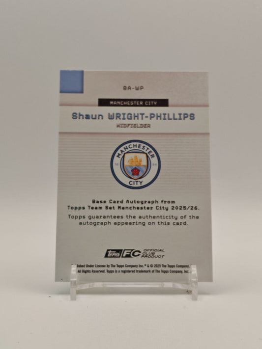Retro Shaun Wright-Phillips Topps Team Set Manchester City 2025-26