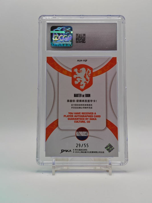 Marten de Roon Daka Netherlands Auto Silver 29/55 CGC Gem Mint 10, retro