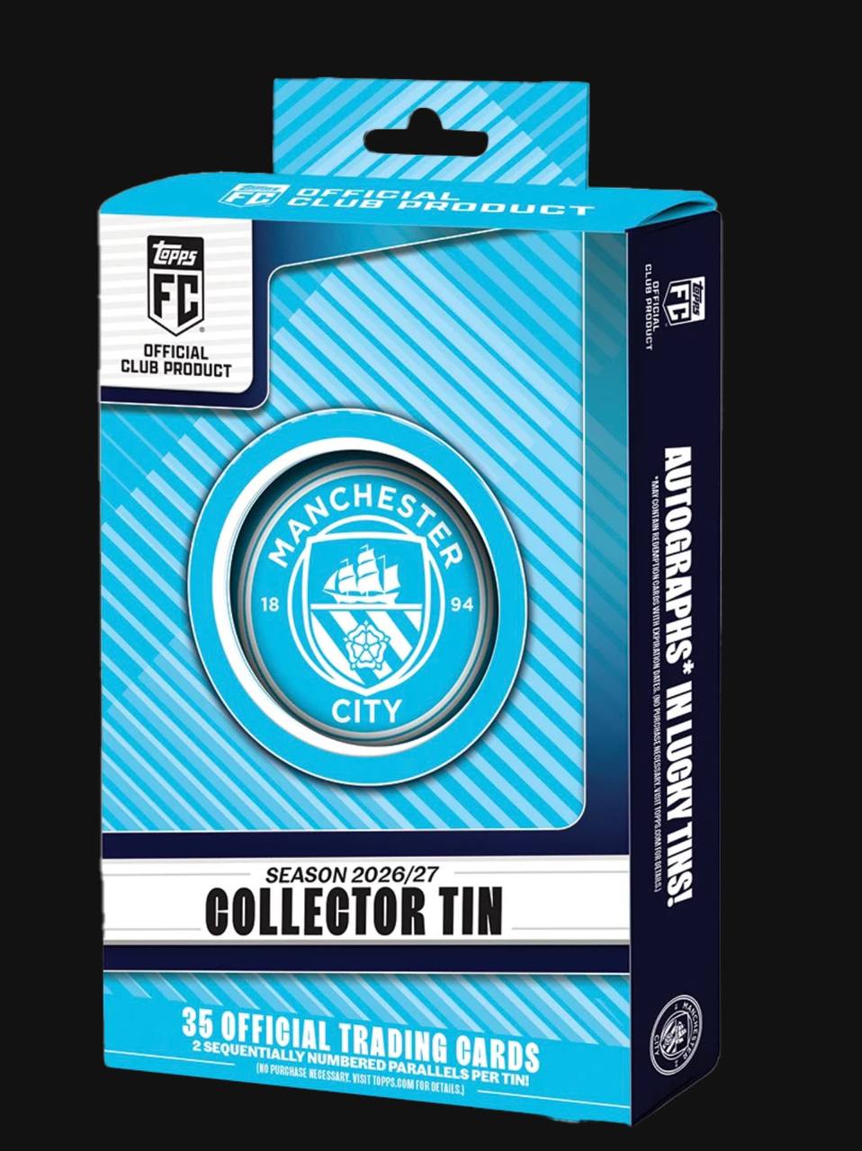 Topps Manchester City Collector Tin Box 2026/27