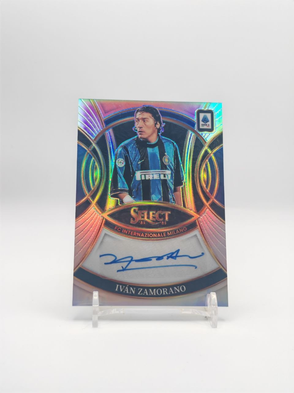 Iván Zamorano Panini Select Signatures Auto, fronte