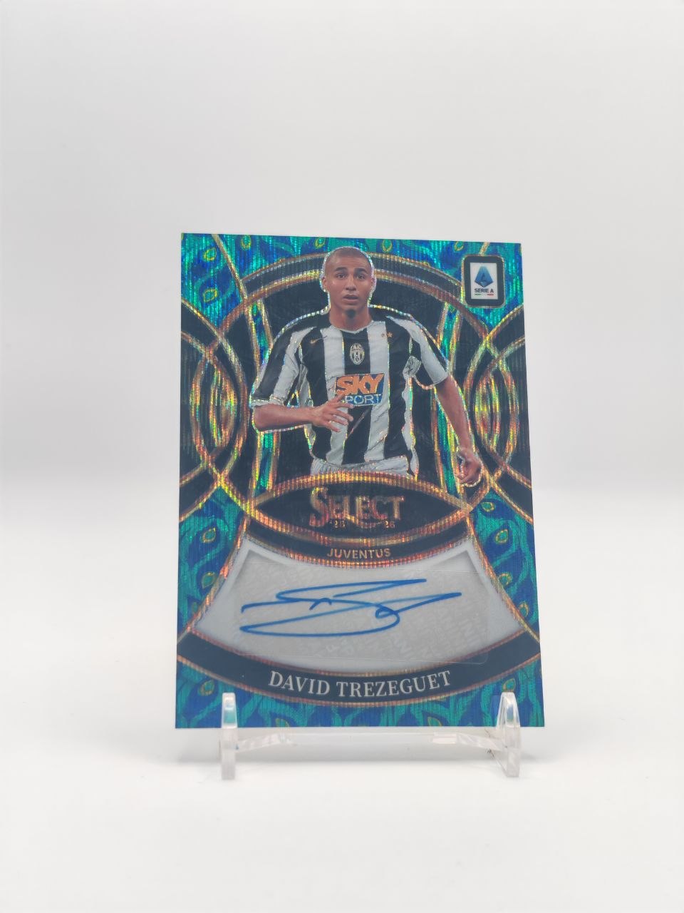 David Trezeguet Panini Select Signatures Auto, fronte