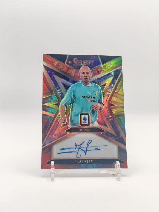 Jaap Stam Lazio Panini Select Auto, fronte