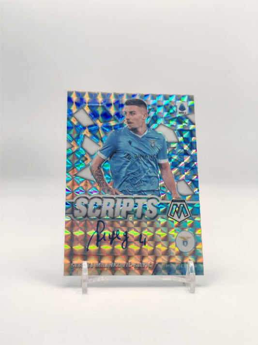 Sergej Milinković-Savić Panini Mosaic Scripts Auto, fronte