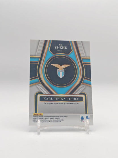 Karl-Heinz Riedle Lazio Panini Select Auto, retro