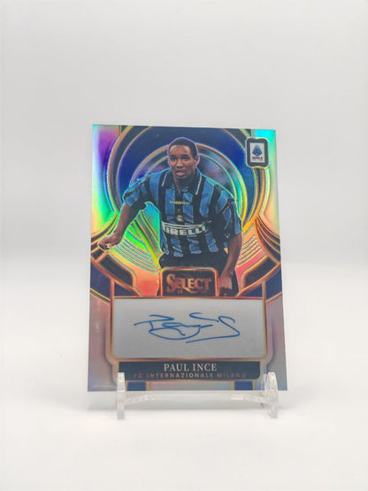 Paul Ince Inter Panini Select Auto, fronte