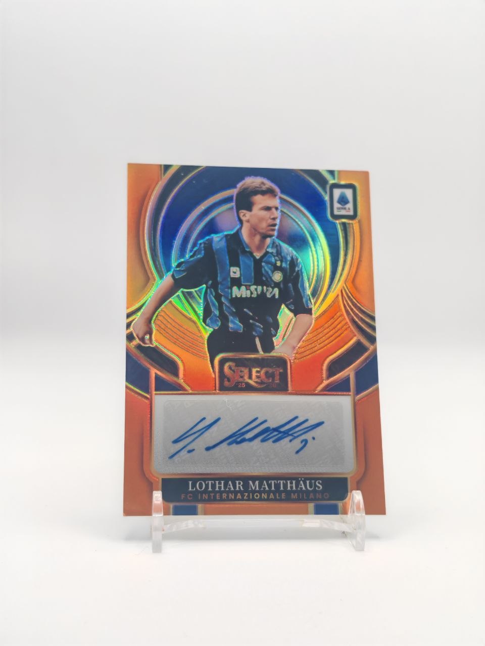 Lothar Matthäus Panini Select Auto Orange 17/49, fronte
