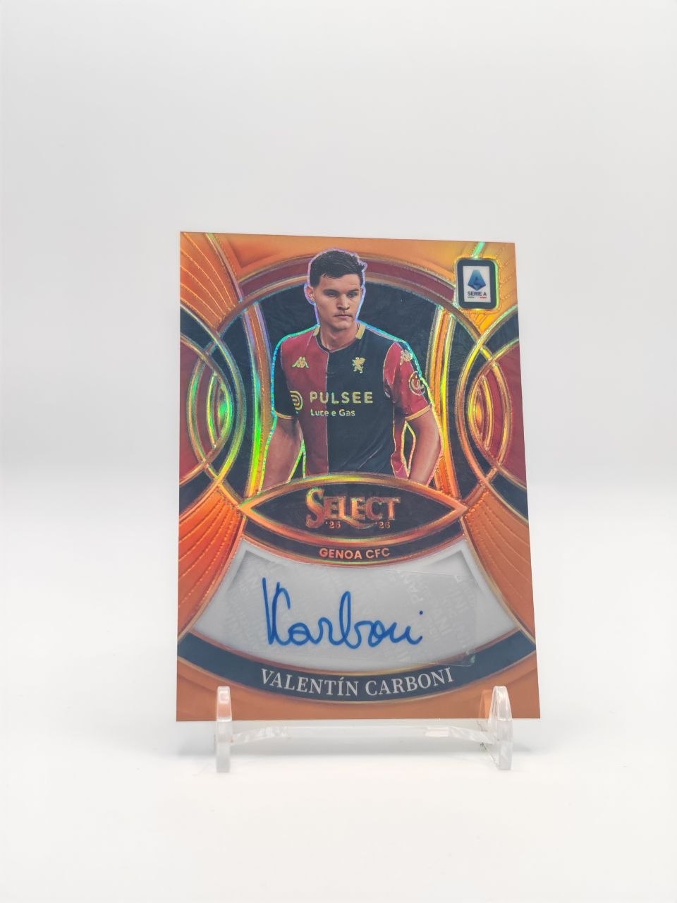 Valentín Carboni Select Signatures Auto Orange 03/49, fronte