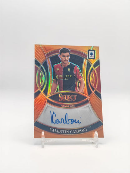 Valentín Carboni Select Signatures Auto Orange 03/49, fronte