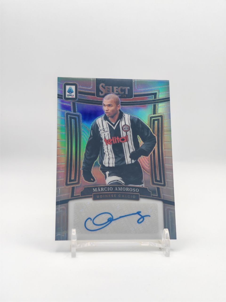 Márcio Amoroso Udinese Panini Select Auto, fronte