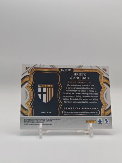 Hristo Stoichkov Parma Select Few Signatures Auto, retro