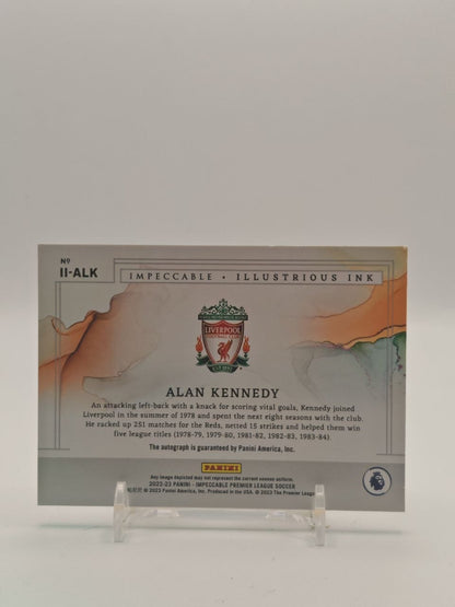 Alan Kennedy Liverpool Impeccable Illustrious Ink Auto 89/99, retro