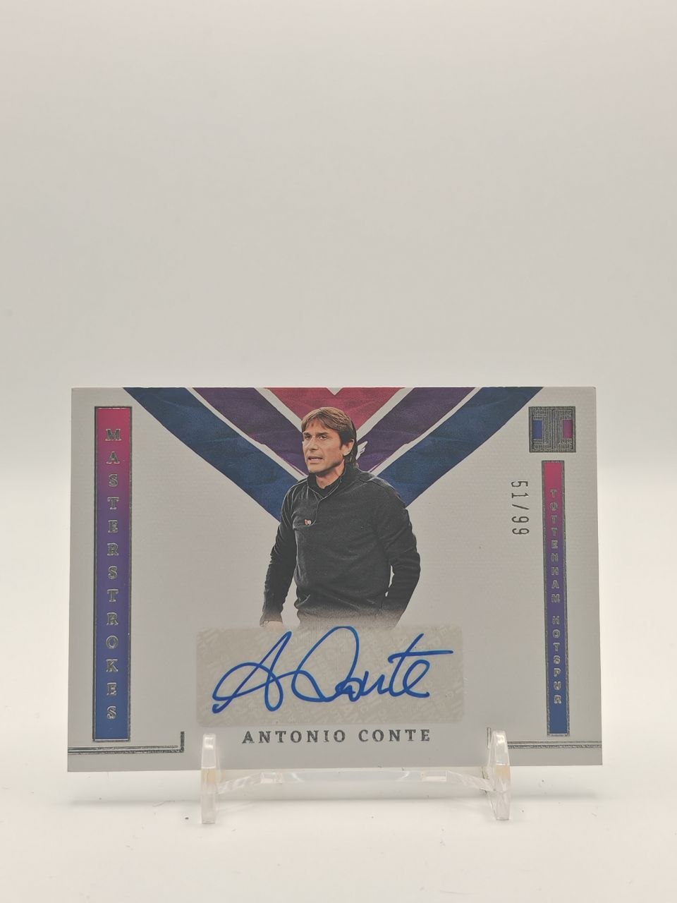 Antonio Conte Tottenham Impeccable Masterstrokes Auto 51/99, fronte