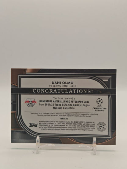 Dani Olmo Museum Momentous Material Jumbo Auto Relic 21/50, retro