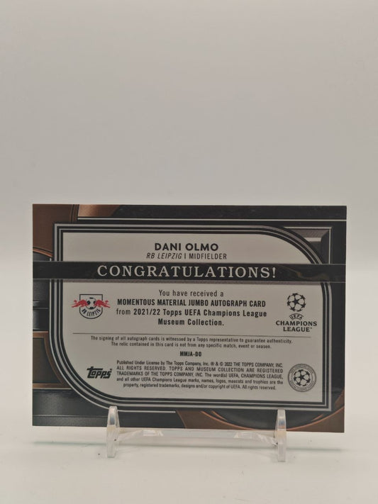 Dani Olmo Museum Momentous Material Jumbo Auto Relic 21/50, retro