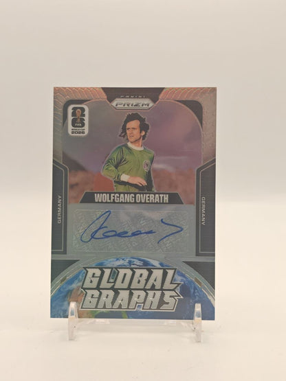 2026 PANINI PRIZM FIFA WORLD CUP WOLFGANG OVERATH GERMANIA GLOBAL GRAPHS AUTO 046/199