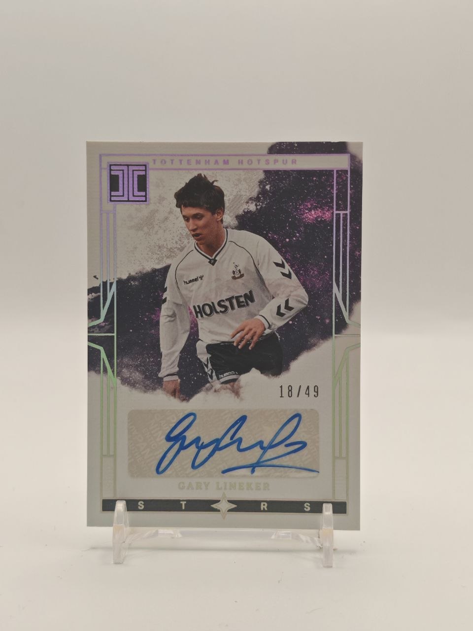 2023-24 PANINI IMPECCABLE GARY LINEKER TOTTENHAM AUTO 18/49