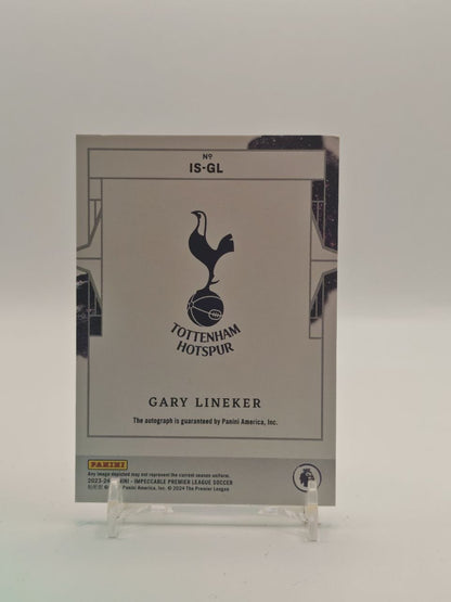 2023-24 PANINI IMPECCABLE GARY LINEKER TOTTENHAM AUTO 18/49