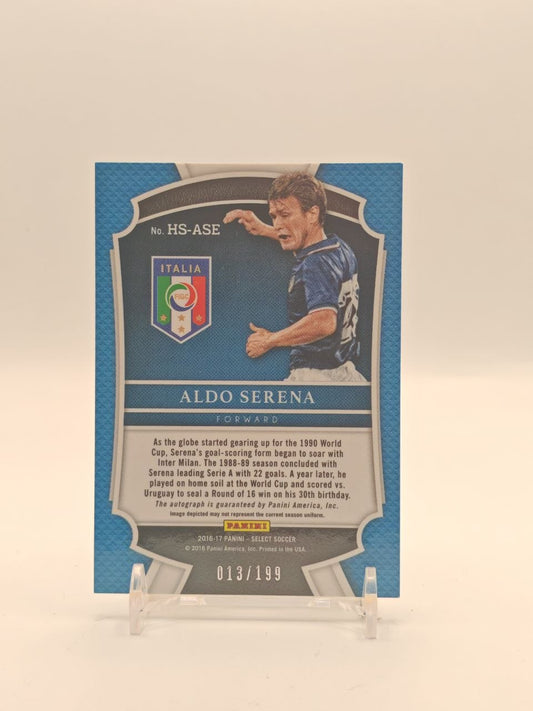 2016-17 PANINI SELECT ALDO SERENA ITALIA HISTORIC SIGNATURES AUTO 013/199