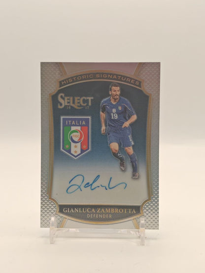 2016-17 PANINI SELECT GIANLUCA ZAMBROTTA ITALIA HISTORIC SIGNATURES AUTO 079/199