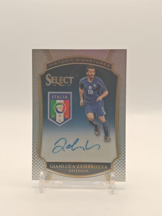 2016-17 PANINI SELECT GIANLUCA ZAMBROTTA ITALIA HISTORIC SIGNATURES AUTO 079/199