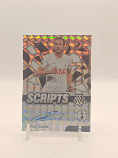 2021-22 PANINI MOSAIC PREMIER LEAGUE HARRY KANE TOTTENHAM SCRIPTS AUTO