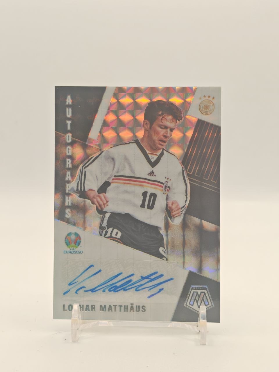 2021 PANINI MOSAIC UEFA EURO LOTHAR MATTHÄUS GERMANIA AUTOGRAPHS AUTO