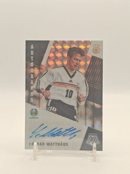 2021 PANINI MOSAIC UEFA EURO LOTHAR MATTHÄUS GERMANIA AUTOGRAPHS AUTO