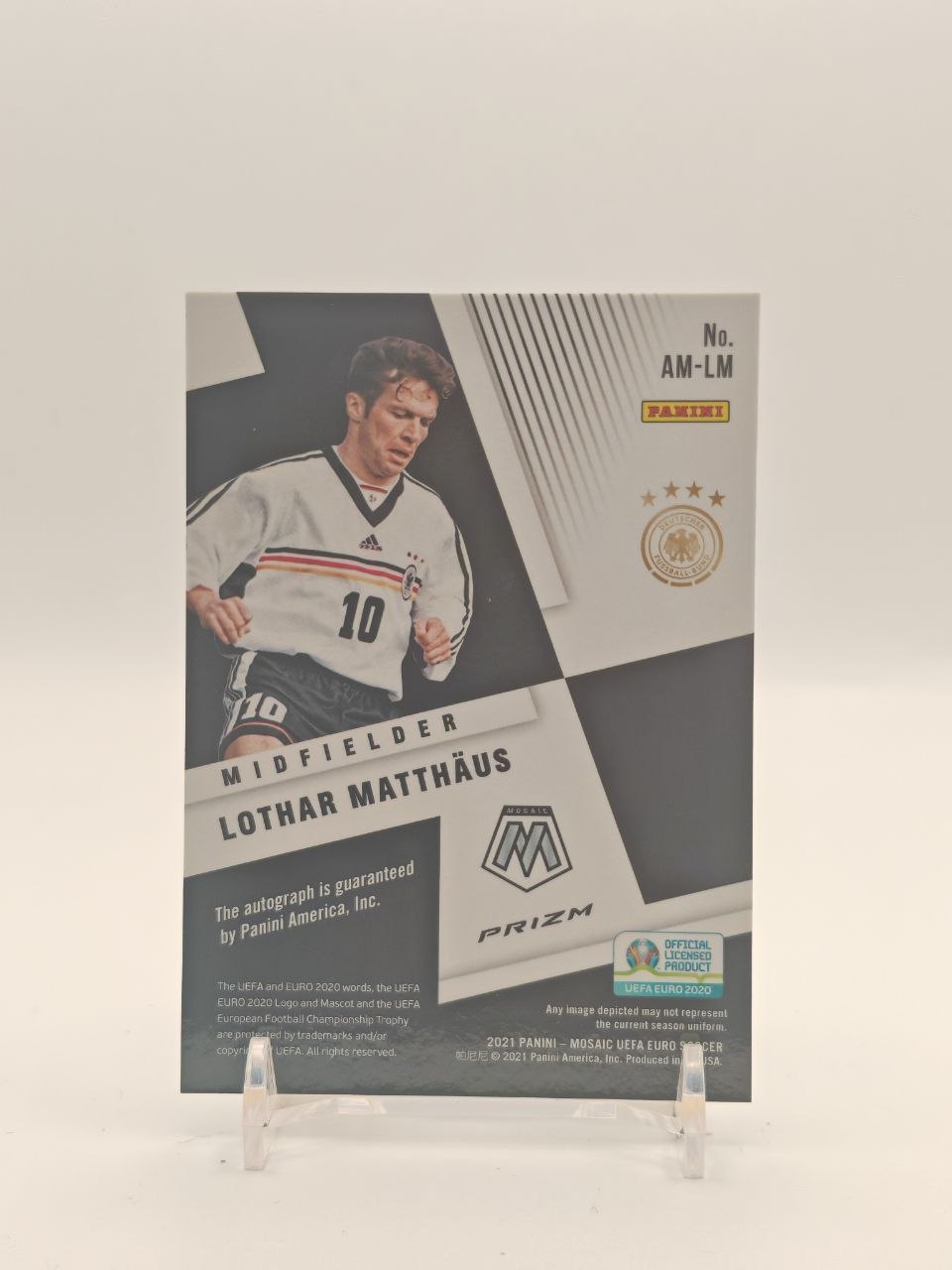 2021 PANINI MOSAIC UEFA EURO LOTHAR MATTHÄUS GERMANIA AUTOGRAPHS AUTO