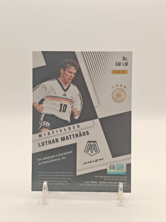 2021 PANINI MOSAIC UEFA EURO LOTHAR MATTHÄUS GERMANIA AUTOGRAPHS AUTO