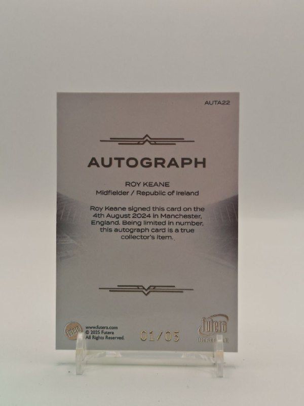 2025 FUTERA UNIQUE ROY KEANE IRLANDA AUTO 01/05