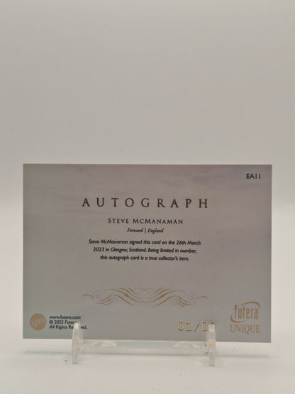 2023 FUTERA UNIQUE STEVE MCMANAMAN INGHILTERRA ELITE AUTO 01/03