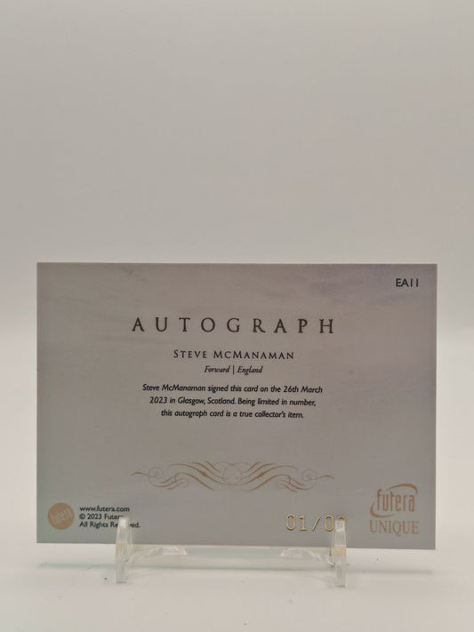 2023 FUTERA UNIQUE STEVE MCMANAMAN INGHILTERRA ELITE AUTO 01/03