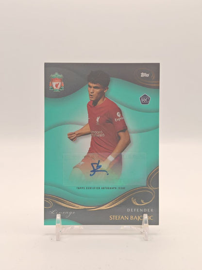 2022-23 TOPPS LIVERPOOL LINEAGE STEFAN BAJČETIĆ LFC ICON AUTO RC 12/99