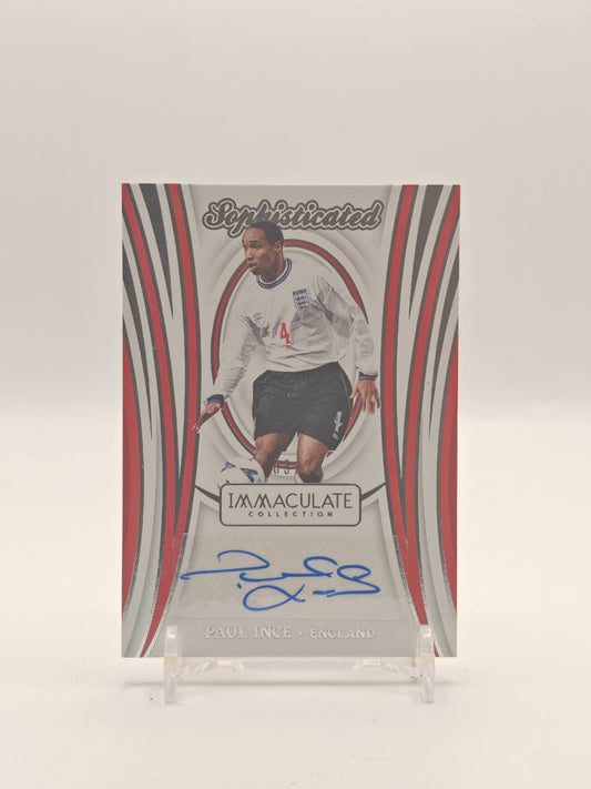 2024-25 PANINI IMMACULATE COLLECTION PAUL INCE INGHILTERRA SOPHISTICATED AUTO