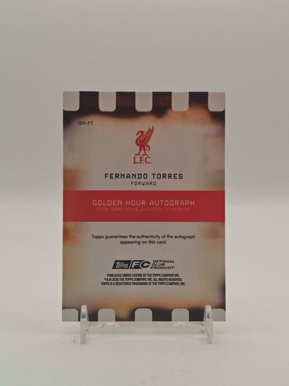 2026 TOPPS FOCUS LIVERPOOL FC FERNANDO TORRES GOLDEN HOUR AUTO