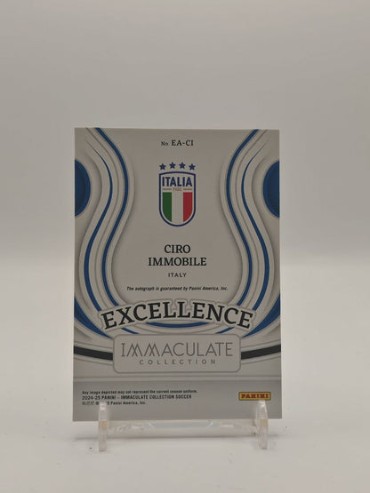 2024-25 PANINI IMMACULATE COLLECTION CIRO IMMOBILE ITALIA EXCELLENCE AUTO 35/49