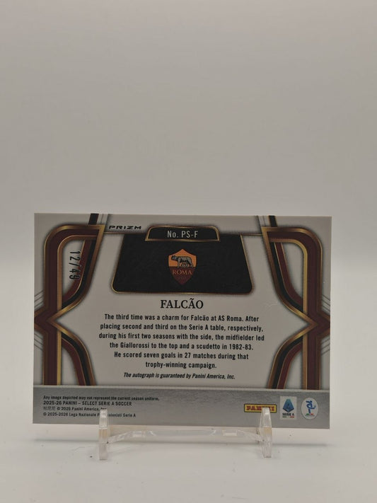 2024-25 PANINI SELECT SERIE A FALCÃO ROMA AUTO 12/49