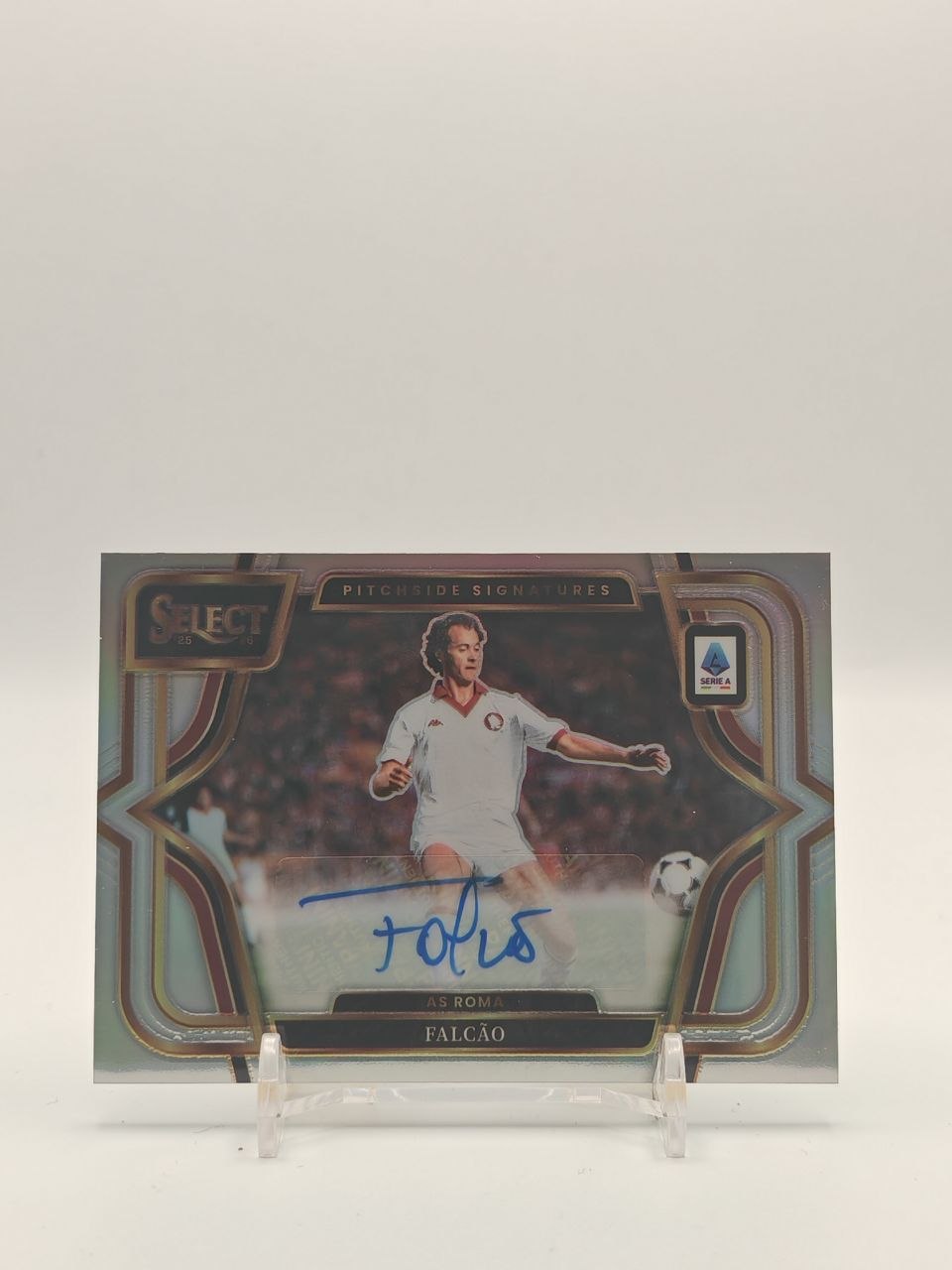 2025-26 PANINI SELECT SERIE A FALCÃO ROMA PITCHSIDE SIGNATURES AUTO