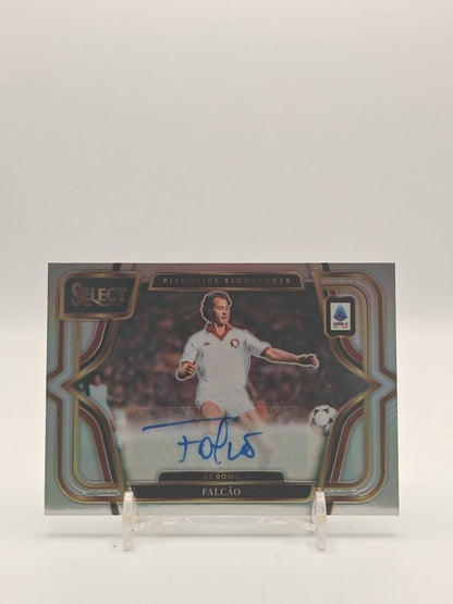 2025-26 PANINI SELECT SERIE A FALCÃO ROMA PITCHSIDE SIGNATURES AUTO